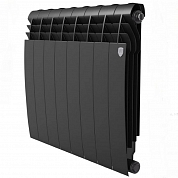 Радиатор биметаллический Royal Thermo BiLiner 500/80 черный , Noir Sable 8 секций