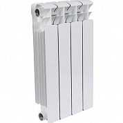 Радиатор алюминиевый AquaProm Al 500/80 A21 (серый квадрат) 4 секций