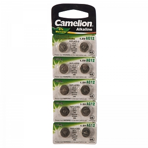 ��������� ��� ����� Camelion G12 BL-10 Mercury Free (AG12-BP10(0%Hg), 386A/LR43/186 *12820