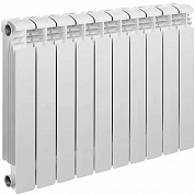 Радиатор алюминиевый AquaProm Al 500/80 A21 (серый квадрат) 10 секций
