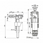 �������� �������� �� ���� �������, �������� ��������, ���.SA2000 1/2" CHROM, Alcaplast(Alcadrain)(�)