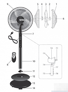 ���������� ��������� ��������� Centek CT-5019 STEEL