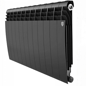 Радиатор биметаллический Royal Thermo BiLiner 500/80 черный , Noir Sable 12 секций