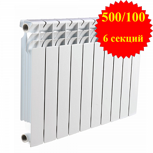 Радиатор биметаллический Termica Bitherm 500/100 6 секций