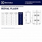 ������. �����. Electrolux EWH 100 Royal Flash ����� (��� 1075*555*350) ������� ����������� ����� 8��