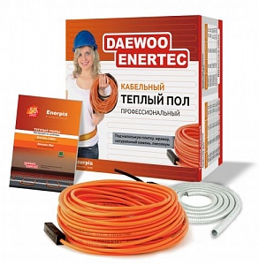 Нагревательный кабель Daewoo Enertec DW20W105L - (10.5-18.4) м2