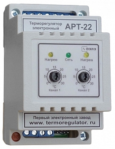 Терморегулятор ПЭЛЗ АРТ-22-10К белый
