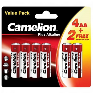 ��������� Camelion LR6 Plus Alkaline 4+2 (4+2LR6-BP,1.5�) /72 *14113