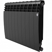 Радиатор биметаллический Royal Thermo BiLiner 500/80 черный , Noir Sable 10 секций