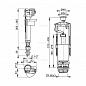 �������� ��������� �� ���� �������, �������� �17 1/2,SA2000 1/2" CHROM,Alcaplast(Alcadrain)(�)