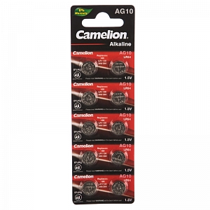 ��������� ��� ����� Camelion G10 BL-10 Mercury Free (AG10-BP10(0%Hg), 389A/LR1130/189 *12818
