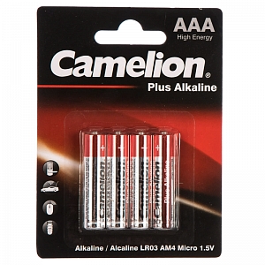 ��������� Camelion LR03 Plus Alkaline BL-4 (LR03-BP4,1.5�) /48 *7369